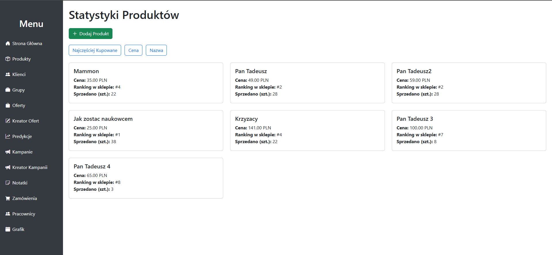 CRM screenshot 1
